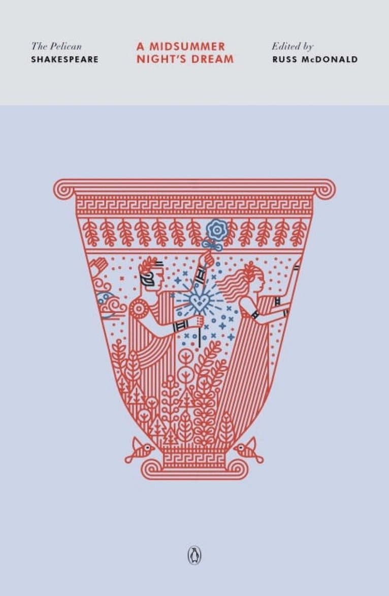 Omslag till boken Midsummer Night's Dream av William Shakespeare