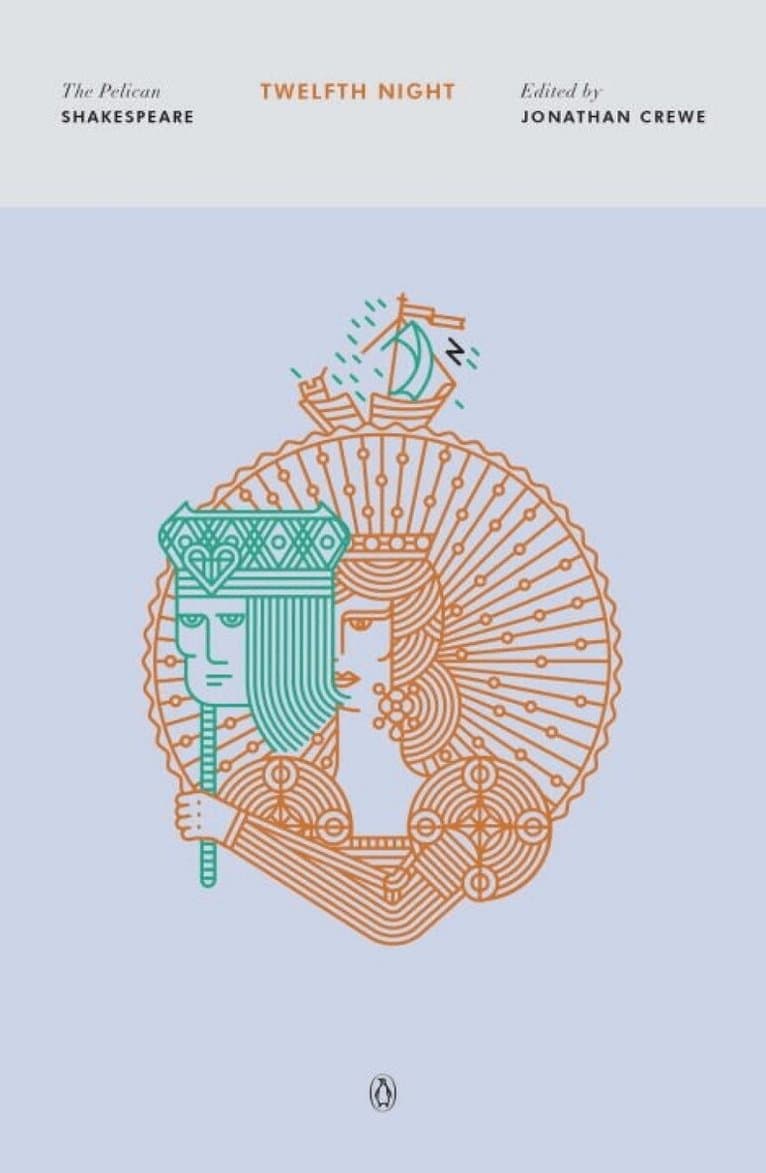Omslag till boken Twelfth Night av William Shakespeare