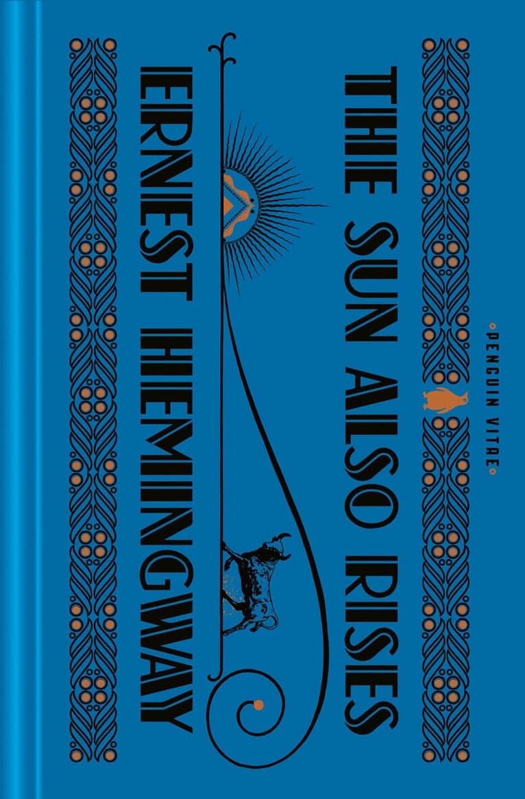 Omslag till boken Sun Also Rises av Ernest Hemingway