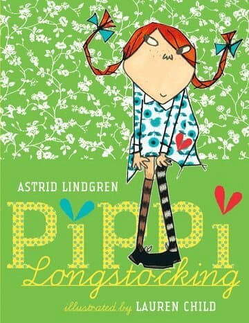 Omslag till boken Pippi Longstocking av Astrid Lindgren