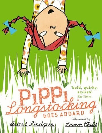 Omslag till boken Pippi Longstocking Goes Aboard av Astrid Lindgren