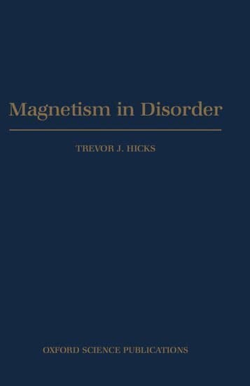 Magnetism in Disorder