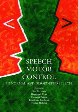 Speech Motor Control