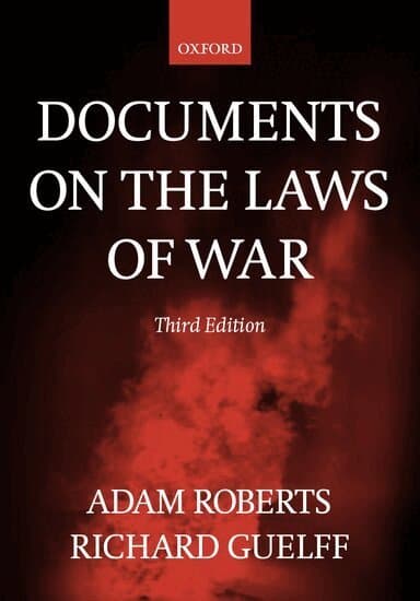 Documents on the Laws of War