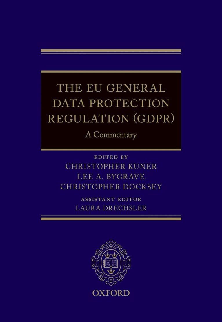 The EU General Data Protection Regulation (GDPR)