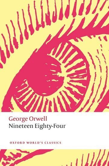 Omslag till boken Nineteen Eighty-Four av George Orwell