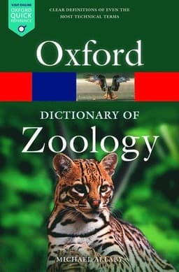 A Dictionary of Zoology
