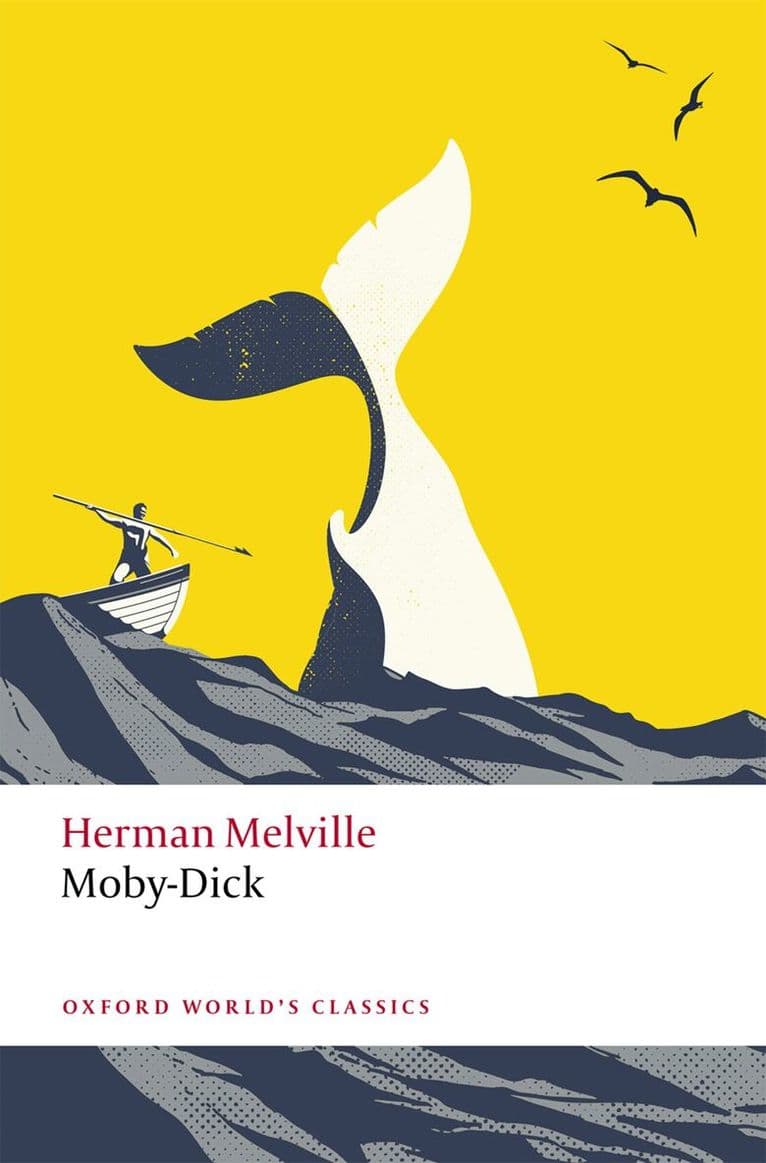 Omslag till boken Moby-Dick av Herman Melville