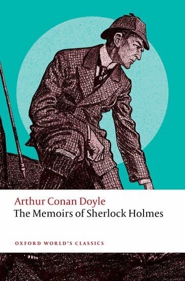 Omslag till boken The Memoirs of Sherlock Holmes av Arthur Conan Doyle