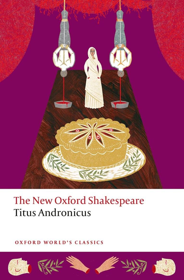 Omslag till boken Titus Andronicus av William Shakespeare