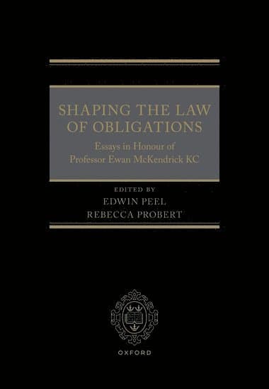 Shaping the Law of Obligations