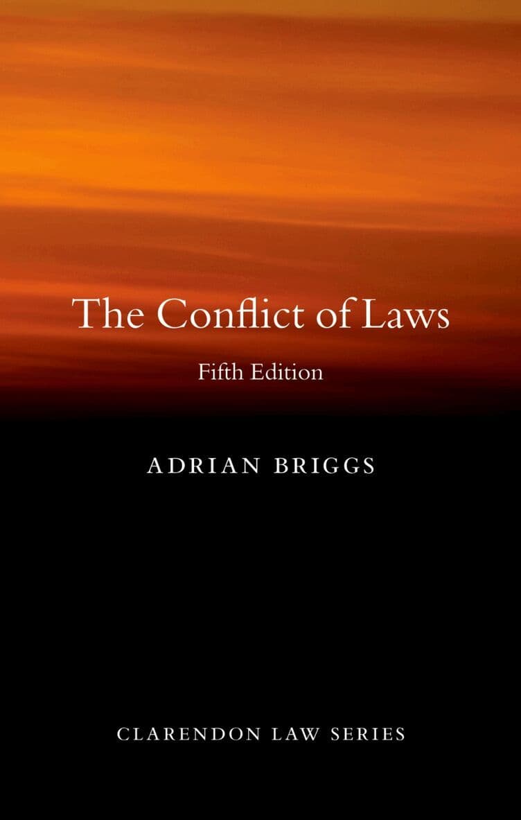 The Conflict of Laws
