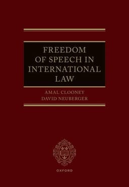 Freedom of Speech in International Law