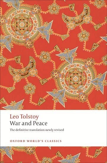 Omslag till boken War and Peace av Leo Tolstoy
