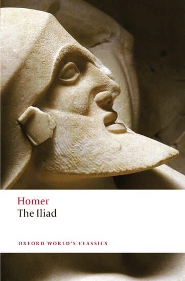 Omslag till boken The Iliad av Homer