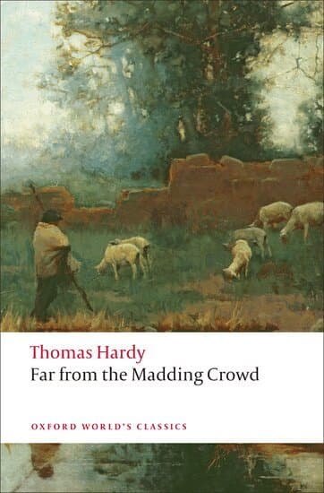 Omslag till boken Far from the Madding Crowd av Thomas Hardy