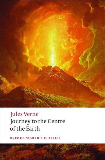 Omslag till boken Journey to the Centre of the Earth av Jules Verne