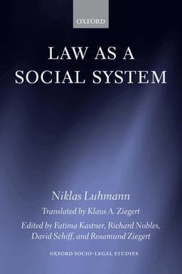 Law as a Social System