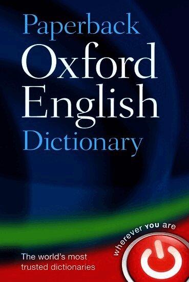 Paperback Oxford English Dictionary