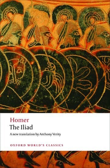 Omslag till boken The Iliad av Homer