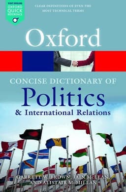 The Concise Oxford Dictionary of Politics and International Relations