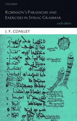 Robinson's Paradigms and Exercises in Syriac Grammar