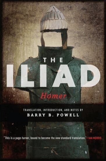 Omslag till boken The Iliad av Homer