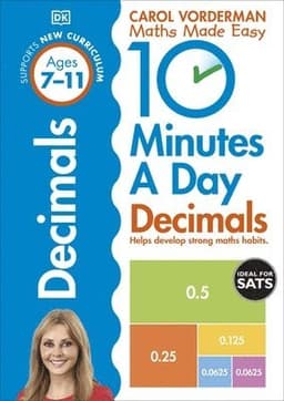 10 Minutes A Day Decimals, Ages 7-11 (Key Stage 2)