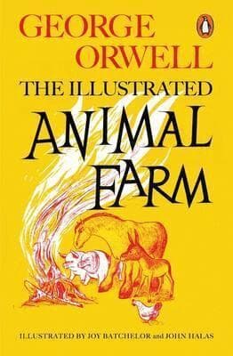Omslag till boken Animal Farm av George Orwell