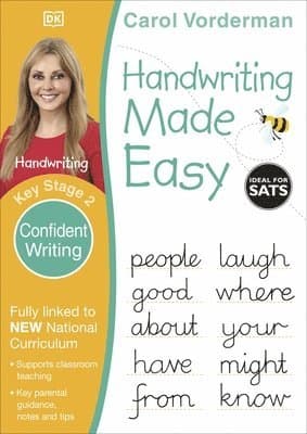 Omslag till boken Handwriting Made Easy: Confident Writing, Ages 7-11 (Key Stage 2) av Carol Vorderman