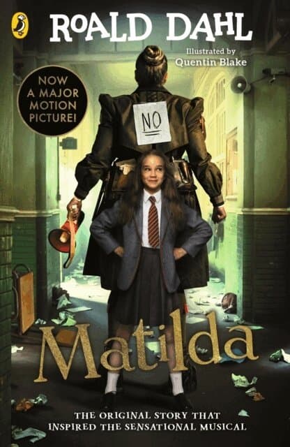 Omslag till boken Matilda av Roald Dahl