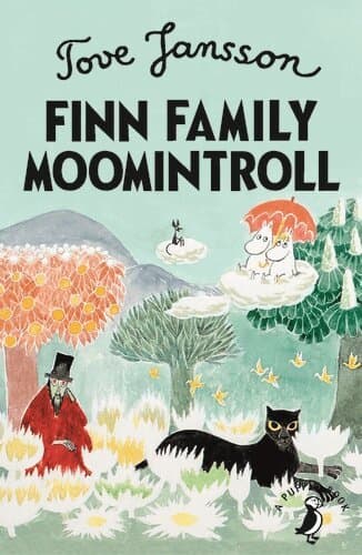 Omslag till boken Finn Family Moomintroll av Tove Jansson
