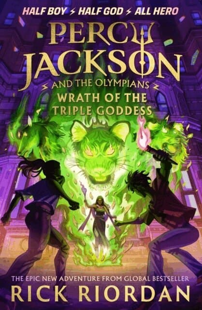 Omslag till boken Percy Jackson and the Olympians: Wrath of the Triple Goddess av Rick Riordan