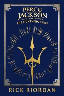 Omslag till boken Percy Jackson and the Olympians: The Lightning Thief av Rick Riordan
