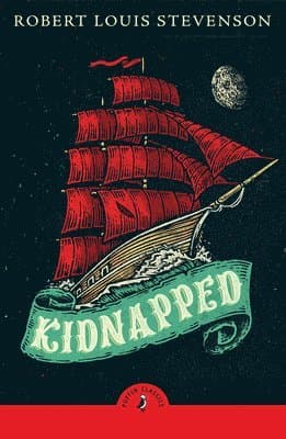 Omslag till boken Kidnapped av Robert Louis Stevenson