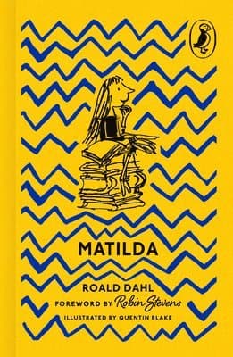 Omslag till boken Matilda av Roald Dahl
