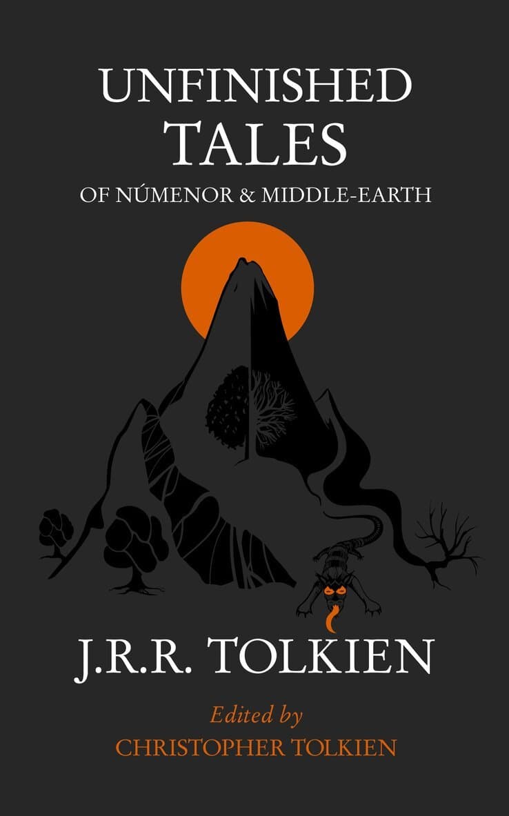 Omslag till boken Unfinished Tales av J. R. R. Tolkien