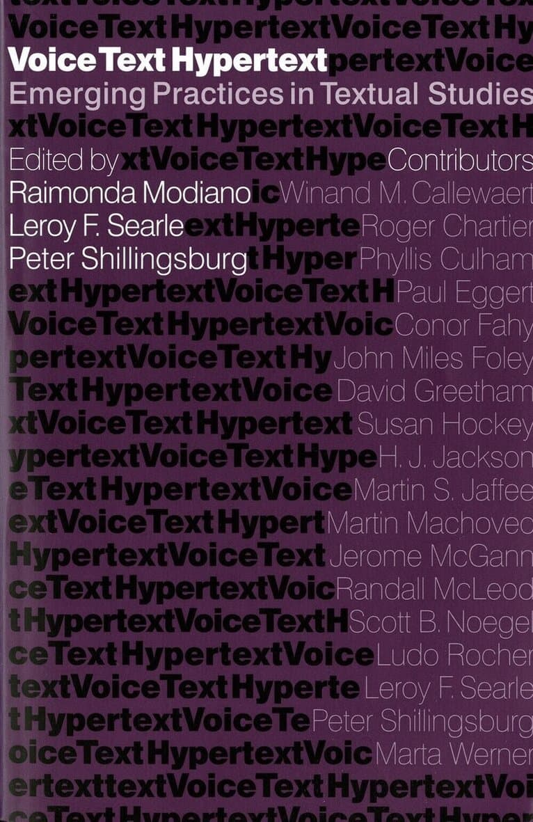 Voice, Text, Hypertext