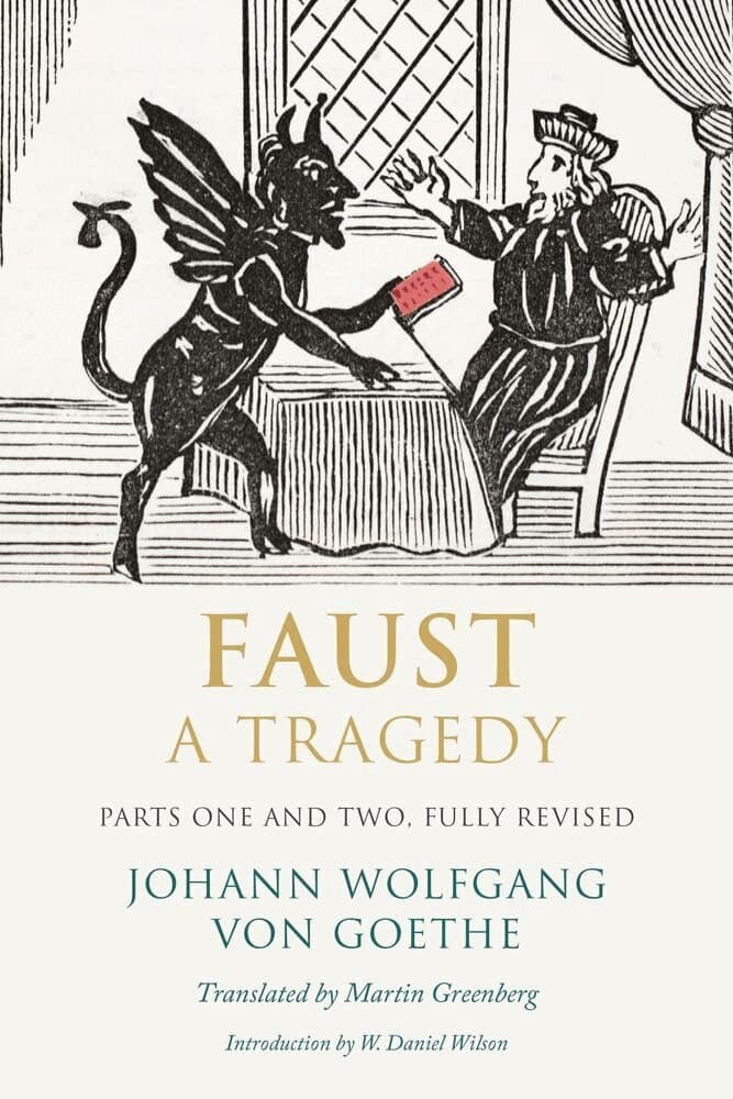 Omslag till boken Faust av Johann Wolfgang von Goethe