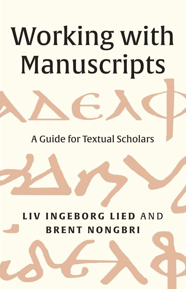 Working with Manuscripts