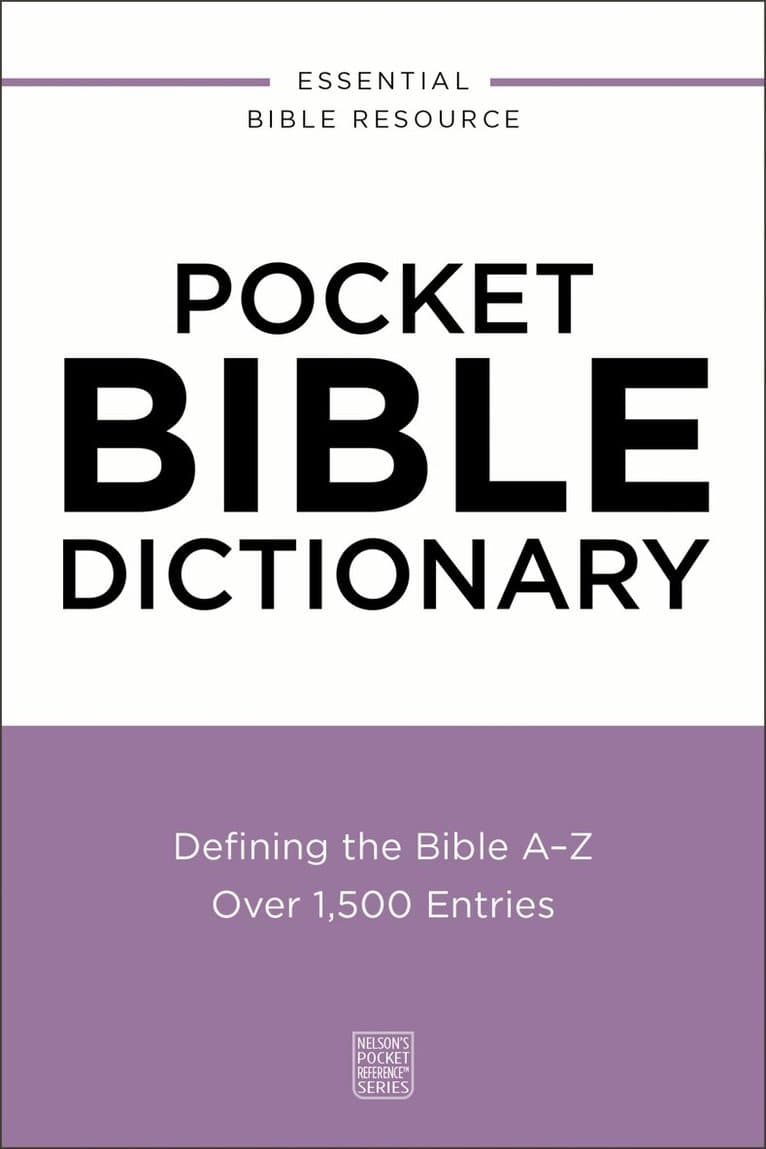 Pocket Bible Dictionary