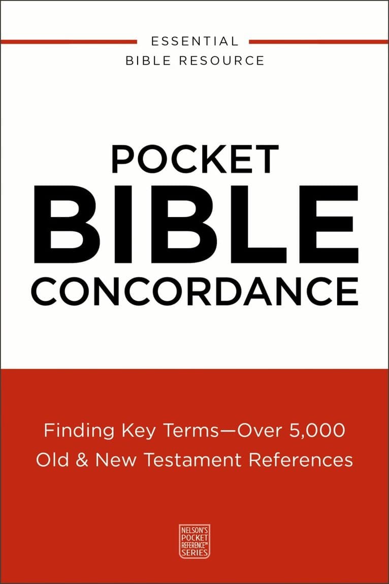 Pocket Bible Concordance