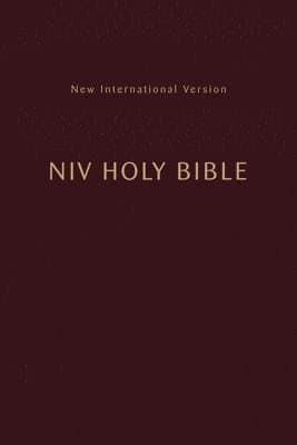 Niv, Holy Bible, Compact, Paperback, Burgundy, Comfort Print