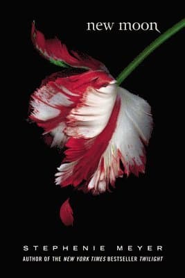 Omslag till boken New Moon av Stephenie Meyer