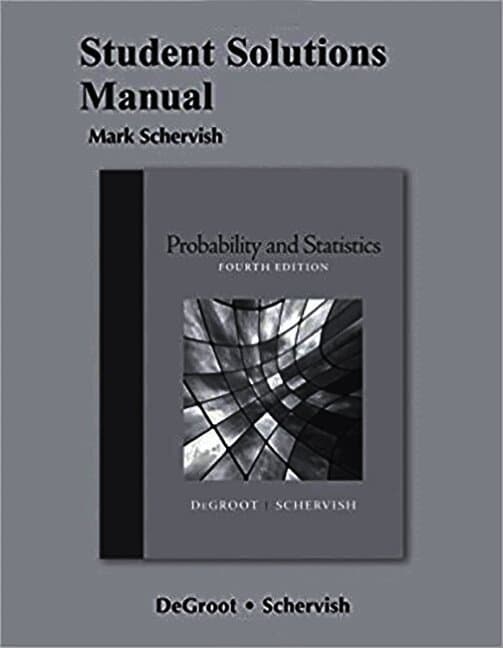 Student Solutions Manual for Probability and Statistics