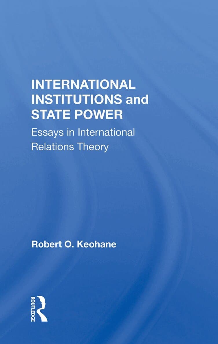 International Institutions And State Power