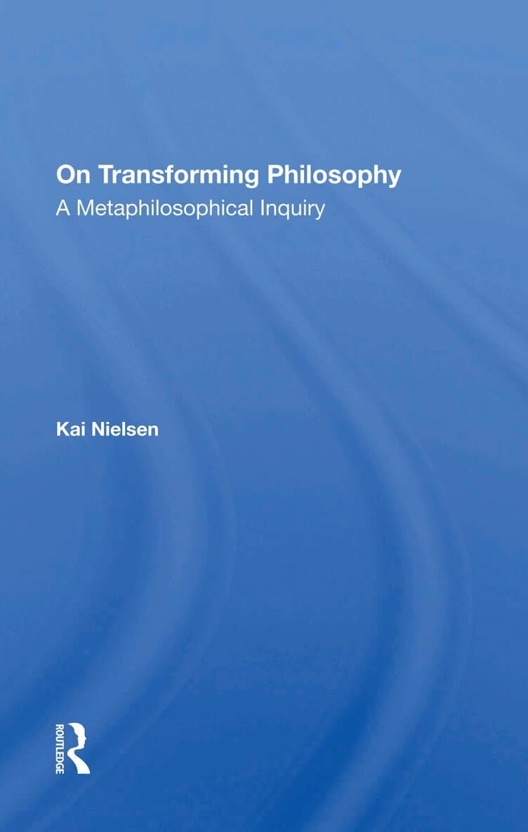 On Transforming Philosophy