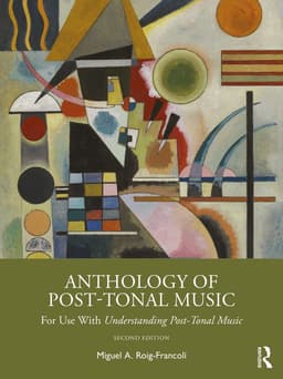 Anthology of Post-Tonal Music