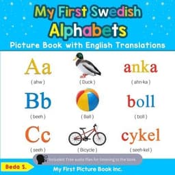My First Swedish Alphabets Picture Book with English Translations