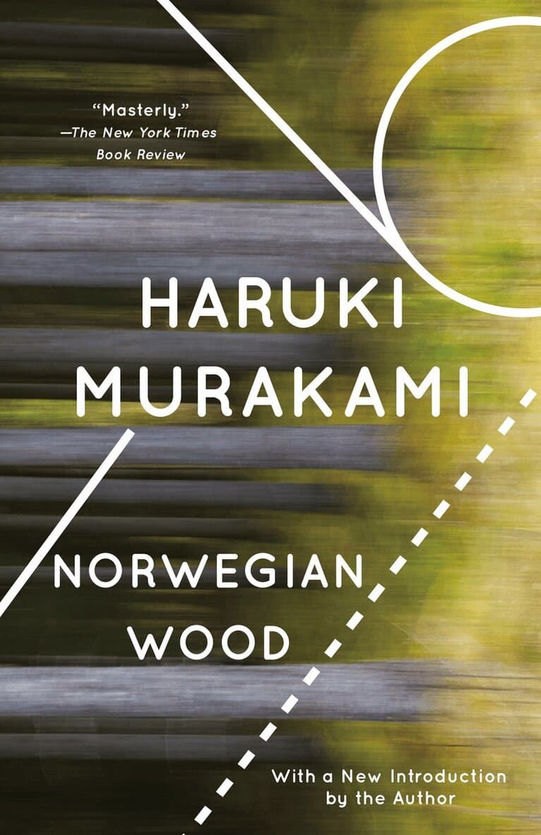 Omslag till boken Norwegian Wood av Haruki Murakami